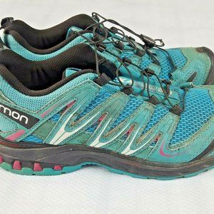 Womens Salomon XA Pro 3D 390718 Topaz Blue Trail Running Shoes US 8